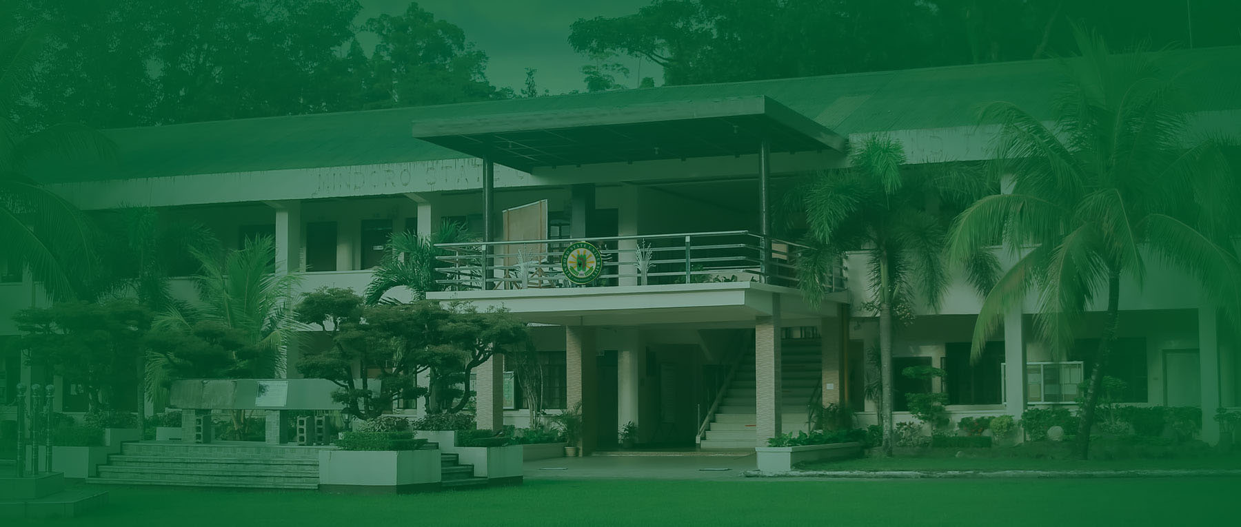 Illustration of a man and woman holding a banner with balloons and the word welcome